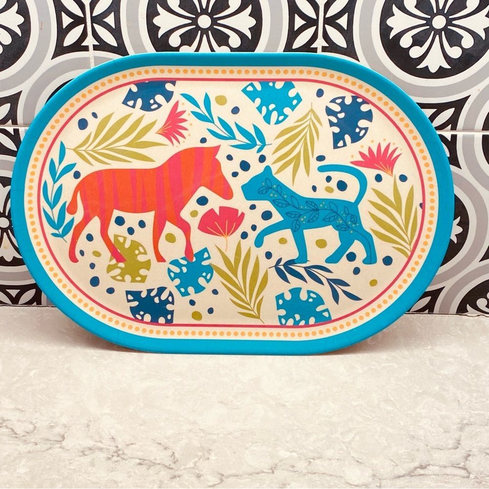 HD Designs Horse & Leopard Platter